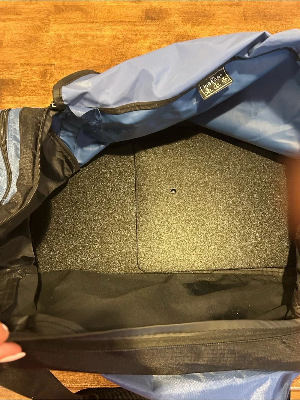 Champion Blue and Black Men's Duffel Bag